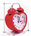 Bell Table Alarm Clock Love Shape - Wall Clock. 