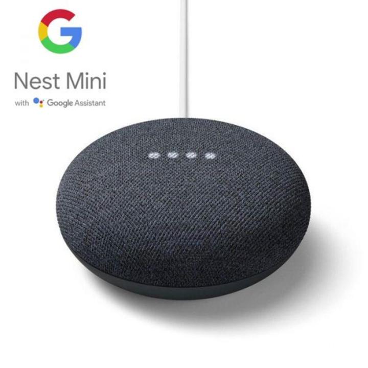 Google Nest Mini 2nd Gen Smart Speaker with Google Assistant – Charcoal ...
