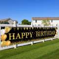 Happy 40th Birthday 40 40th Birthday Party Decorations 40 Years Old Birthday Man Birthday Table Runner Banner Door Curtain Decor. 