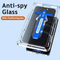 For Xiaomi MI 14 Ultra 10 11 12 Pro 13 Lite CIVI 12X Anti Glare Screen Protector Privacy Tempered Glass Automatic installer Tool. 