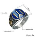 Stainless Steel Middle East Turkish Kayi Ertugrul Ring Letter Y Ring Titanium Steel Jewelry Man Rings. 