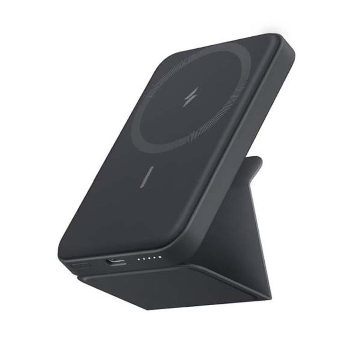 Anker 622 Magnetic Battery (MagGo), 5000mAh Foldable Magnetic Wireless Portable Charger and USB-C for_iPhone 13/12 Series