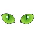 Green Eyes Reflective Toilet Sticker, Self-Adhesive Waterproof Decal, Night Safety Warning Functionality.