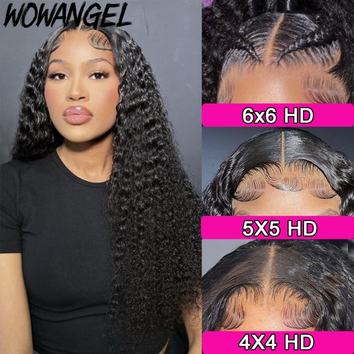 Wow%20Angel%20HD%20Lace%20Closure%20Wigs%206X6/5X5/4X4%20Wear%20Go%20Glueless%20Water%20Wave%20Wig%20PrePlucked%20Natural%20Hairline%20Human%20Hair%20Curly%20Wig%20-%20Image%202