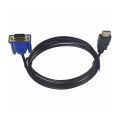 HDMI-compatible To VGA Converter Cable For PC Laptop High Resolution Adapter. 