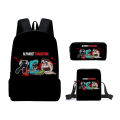 Game peripherals: Alphabet Lore, school bag, alphabet legend, backpack, shoulder bag, pencil case, backpack three-piece set. 