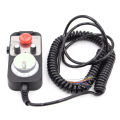 Practical product Universal Cnc 4 Axis Mpg Pendant Hand Wheel 100 Pulse 5V & Emergency Stop Cnc Router Handwheel 4Axis Type.