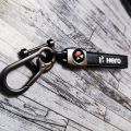 Hero Logo Lather Key Ring for Biker- Car- Nice key Ring - key Chain. 