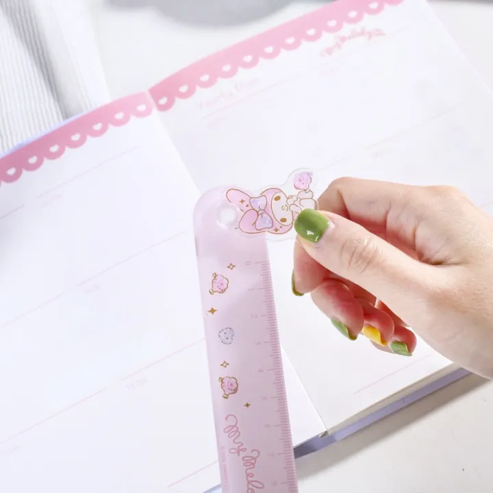 Sanrio%20Funny%20Rotatable%20Ruler%20Kuromi%20Melody%20Cute%20Cartoon%20Straightedge%20Student%20Stationery%20Office%20Equipment%20-%20Image%206