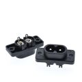5 PCS JR-201A 2 Pin AC Power Socket Panel Mount AC Power Plug Socket. 