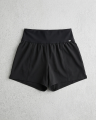 Womens High-Waisted Swim Shorts with Inner Brief From Levin. 