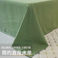 A524 Bed Sheet Single Piece Non-Cotton Summer Student Dormitory Single 1.5m Washed Cotton Thickened Quilt Sheet Kang Sheet. 