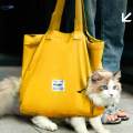 Cat Carrier Cat Outgoing Bag Carrying Handbag for Hiking Outdoor Traveling. 