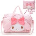 Sanrio Hello Kitty Cinnamoroll Cartoon Folding Women's Travel Bag Carry-on Duffel Bag Crossbody Bag Adjustable Trolley Case. 