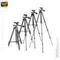 3120 Tripod Stand for Mobile Camera - Perfect for TikTok YouTube Videos - Black Complete with Microphone U1 Full Package. 