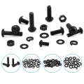 1600Piece Hex Socket Head Cap Machine Screws Nuts and Bolts Assortment Kit Steel Metric Screw Assortment Metric Bolt Assortment. 