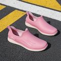 Cross-border shallow rain boots, women's fashion Internet celebrities, low-top short tube anti-slip waterproof shoes, kitchen work, rubber shoes, wear-resistant, all seasons. 
