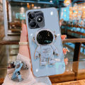 New Phone Case For Realme Note 50 4G Cover Astronaut Holder Stand Fashion Soft Silicone For Realme Note50 4G Case.