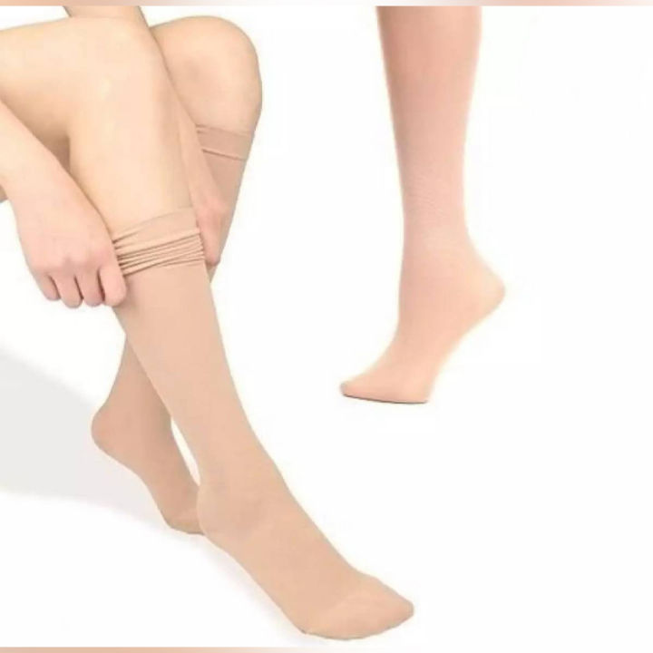 Skin%20Color%20Long%20Socks%20for%20Women%20-%201%20pair%20-%20Image%204