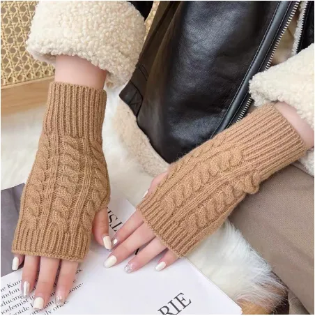 New%20Women%20Fashion%20Winter%20Fingerless%20Gloves%20Girl%20Warm%20Soft%20Wool%20Knitted%20Mittens%20Wrist%20Arm%20Hand%20Half%20Finger%20Elastic%20Short%20Gloves%201Pair%20-%20Image%204