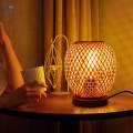 Rattan Table Lamps Accs Boho Beside Lamp Rustic for Photo Props Bedside Home. 
