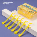 40Pcs/Box Baby Floss Cartoon Plastic Toothpick High Fine Baby Floss Stick Tools. 
