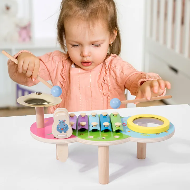 Kids%20Drum%20Set%20Baby%20Musical%20Instruments%20Toys%20Montessori%20Wooden%20Xylophone%20Preschool%20Music%20Kit%20Percussion%20Tambourine%20Toys%20Birthday%20-%20Image%205