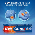 Ring Guard Anti Fungal Cream Tube Of 12g for Ringworm Treatment - Antifungal Care.