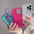 Wave Clear Silicone Phone Case For IPhone 11 12 13 14 Pro Max 6 6s 7 8 Plus Se 2020 XS Max XS XR Covers Shockproof Phone Casing Shell. 