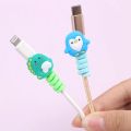 Multifunction Silica Gel Cartoon Animal Modeling Cable Strap Ties / Universal Wire Winder Clip / Reusable Fastening Cable Cords Organizer / Cable Line Management Tools. 