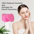 20 Pieces Facial Sponges Heart Shape Compressed Facial Natural Facial Cleansing Pads Exfoliating For Cleansing Reusable.