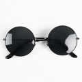 Retro Round Sunglasses Women/ Men Small Frame Sun Glasses/ Popular Leisure Black Eyeglasses Driving Photography Sunshade Eyewear.