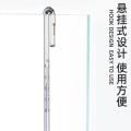 U Hook Hang On Glass Thermometer for Aquarium Fish Tank Temperature 0-40° - 8mm / Thermomeater U Shape White. 
