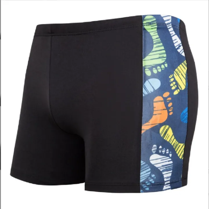 Anti-Embarrassment%20Men's%20Swimming%20Trunks%20plus-Sized%20plus%20Size%20Boxer%20Swim%20Trunks%20Set%20Fashion%20Printed%20Men's%20Hot%20Spring%20Bathing%20Suit%20-%20Image%203