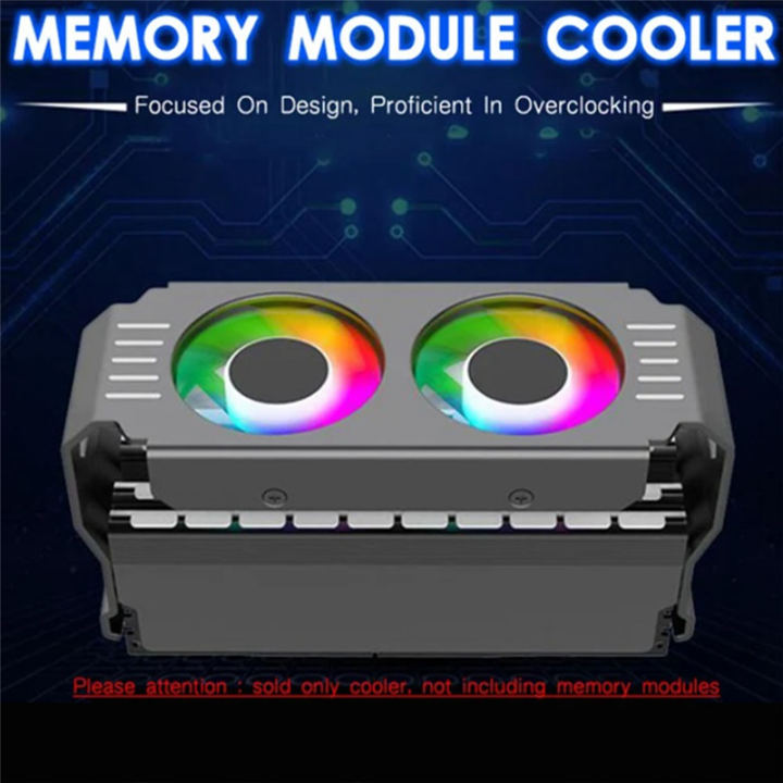 Computer%20RAM%20Memory%20Module%20Cooler%20PC%20DDR4%20DDR5%20Overlock%20Dual%20ARGB%20Sync%20PWM%20Fans%20Aluminium%20RGB%20Cooling%20Radiator(A)%20Easy%20Install%20-%20Image%206
