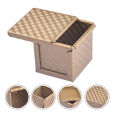 Square Loaf Pan with Lid Toast Mold Bread Pan Pullman Loaf Pan with Cover Non-Stick Mini Water Cube Toast Box.