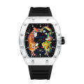 New zido High-End Domineering Automatic Quartz Hollow Luminous Waterproof Richard Men's Watch Dragon Tiger.