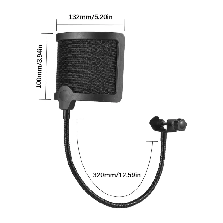 U-Type%20Bop%20Net%20Pop%20Filter%20Flexible%20Shaft%20Acoustic%20Filter%20Microphone%20Dedicated%20Wind%20Noise%20Net%20Wind%20Screen%20Mic%20Isolation%20-%20Image%203