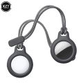 Secure Holder with Strap for Apple Airtag Case Protective Cover Bumper Tracker Accessories Anti-scratch Keychain Air tag case.