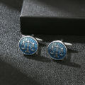 Scale Symbol French Cufflinks Pair for Lawyer/Law Professions (1 Pair).