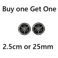 Yamaha Logo Sticker for Back panel or wind shield. Buy One get one-Small Size.