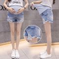 Shorts for Pregnant Women Summer Fashion Outdoor Ripped Denim Shorts Fashionable Mom Loose Wide Leg Pants Pregnant Maternity Pants Hot Pants. 