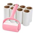 Sticky roller handle with tierable stickers pet hair replaceable sticker lint removal with carpet towel remover - Vintage Choice. 