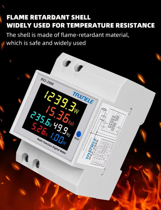 6IN1%20Din%20Rail%20AC%20Monitor%20220V%20100A%20Voltage%20Current%20Power%20Factor%20Active%20KWH%20Electric%20Energy%20Frequency%20Meter%20VOLT%20AMP%20-%20Image%202