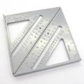 7inch Speed Square Aluminum Alloy Triangle Ruler Squares for Measuring Tool Angle Protractor Woodworking Tools. 