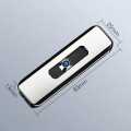 USB Electric Lighter Rechargeable Windproof Cigarette Lighters Smoking Tools Ultra-Thin Men's Gift. 