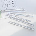 Transparent Acrylic Ruler Precision 15/20cm Size Office Supplies Triangular Scale Stationery Rainbow Ruler for Drafting.