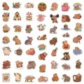 10/30/50PCS New DIY Capybara Animal Sticker Cartoon Creative Anime iPad Desk Luggage Guitar Car Decoration Waterproof Wholesale.