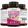 Glutathione Collagen 500mg Supplement 120 Capsules Skin, Hair, Nails Bone Joint Support  by Bcuelov. 