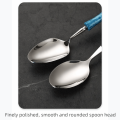 Creative Bamboo Shape Handle Fork and Spoon 304 Stainless Steel Light Design Bamboo Handle Cutlery Elegance Classical Western Dinnerware Flatware Household Goods.